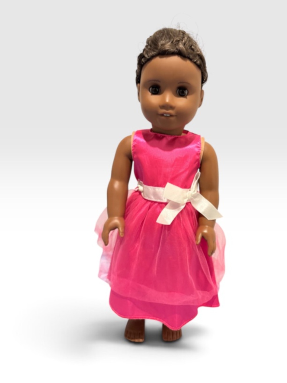 Beautiful American Girl Melody Ellison doll 1960s historical dark skin updo lot